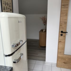 Retrokühlschrank mit Eisfach